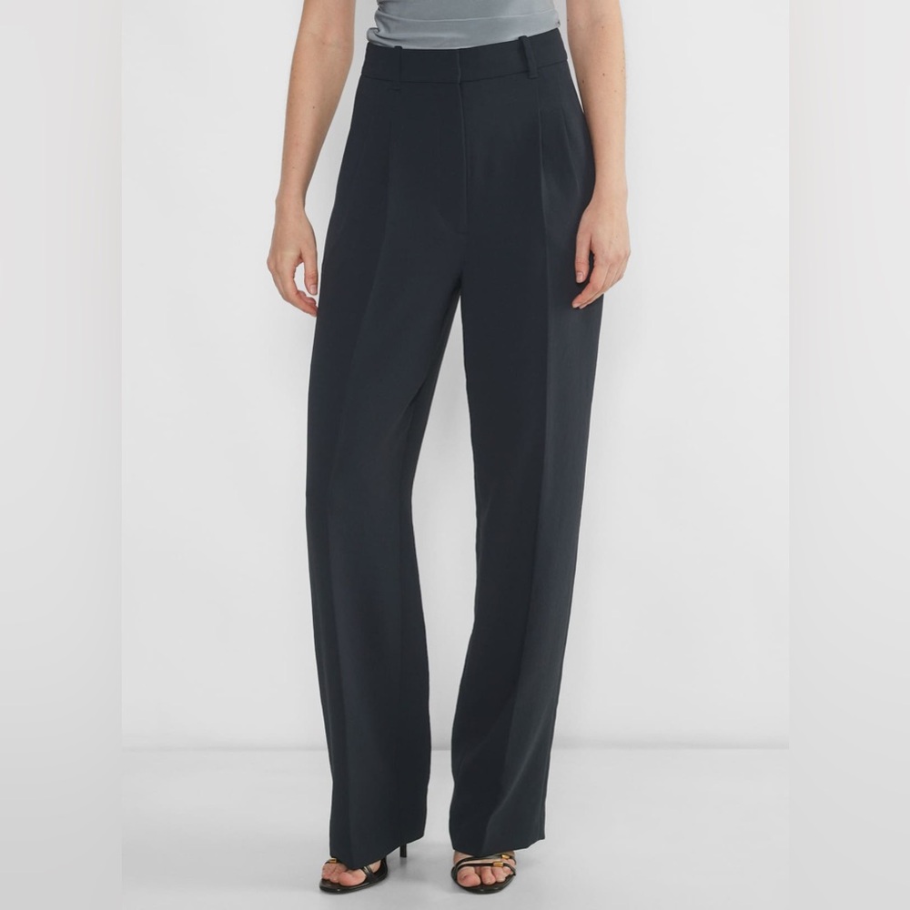 Zanella Black High Rise Wide Leg Pants Size 14